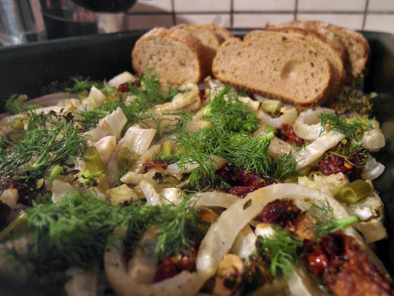Fenchel aus dem Ofen mit Thymian und Zitrone » flott-kochen.de