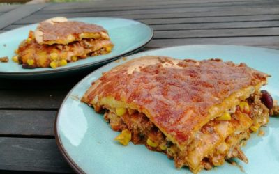 Feurig: Mexikanische Enchilada-Lasagne