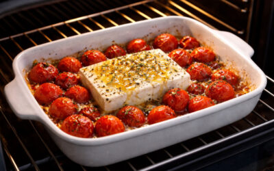 Ofen-Feta mit Tomaten und Honig – aromatisch und in 15 Minuten fertig