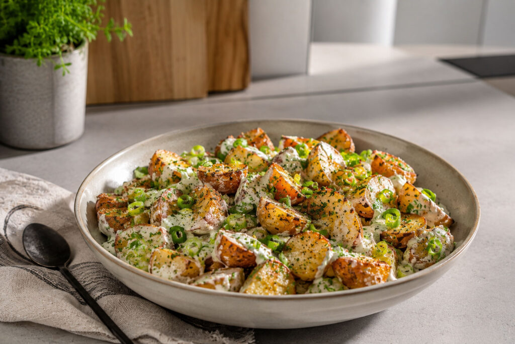 Kartoffelsalat aus dem Ofen